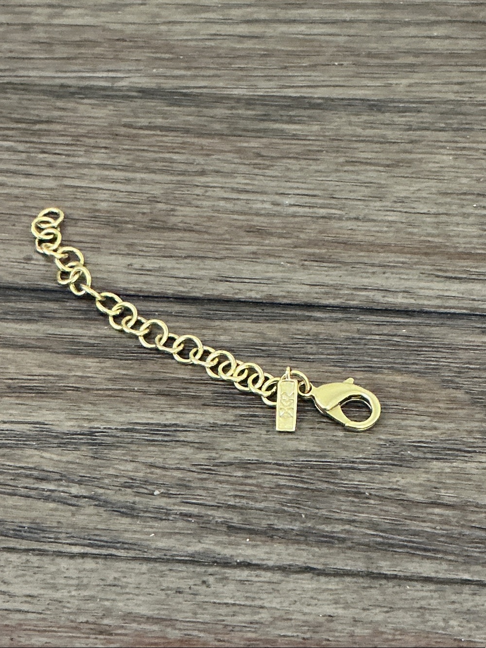 Silpada KR Brass Chain Necklace Extender with Lobster Claw Clasp